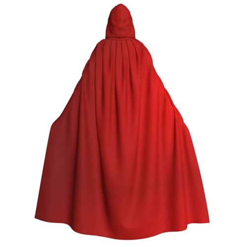 Fbghhty Kapuzenumhang mit rotem Streifendruck, mittelalterliches Halloween-Kostüm, Erwachsene, Herren, Damen, Karneval, Partys, Cosplay Fbghhty Kapuzenumhang mit rotem Streifendruck, mittelalterliches Halloween-Kostüm, Erwachsene, Herren, Damen, Karneval, Partys, Cosplay von Fbghhty