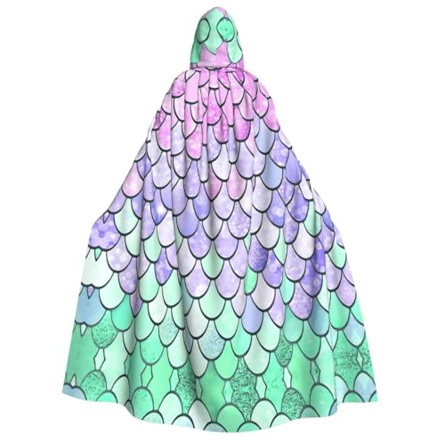 Fbghhty Meerjungfrauen-Umhang mit Kapuze, Mittelalter, Halloween-Kostüm, Erwachsene, Herren, Damen, Karneval, Partys, Cosplay Fbghhty Meerjungfrauen-Umhang mit Kapuze, Mittelalter, Halloween-Kostüm, Erwachsene, Herren, Damen, Karneval, Partys, Cosplay von Fbghhty