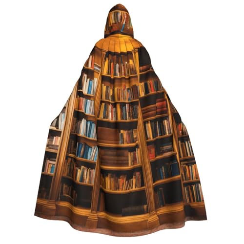 Fbghhty Mittelalterliches Halloween-Kostüm mit Bücher-Druck, für Erwachsene, Herren, Damen, Karneval, Partys, Cosplay Fbghhty Mittelalterliches Halloween-Kostüm mit Bücher-Druck, für Erwachsene, Herren, Damen, Karneval, Partys, Cosplay von Fbghhty