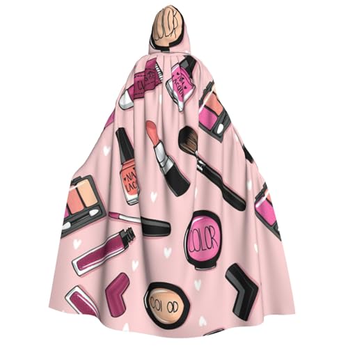 Fbghhty Modernes Mädchen-Kosmetik-Aufdruck, Kapuzenumhang, Mittelalter-Kostüm, Halloween-Kostüm, Erwachsene, Herren, Damen, Karneval, Partys, Cosplay Fbghhty Modernes Mädchen-Kosmetik-Aufdruck, Kapuzenumhang, Mittelalter-Kostüm, Halloween-Kostüm, Erwachsene, Herren, Damen, Karneval, Partys, Cosplay von Fbghhty