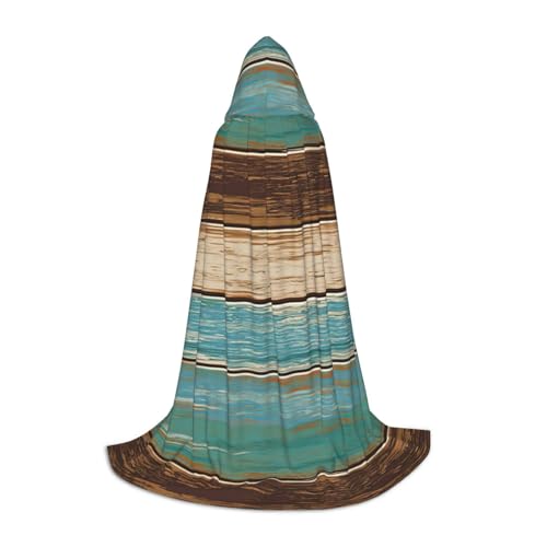 Fbghhty Rustikaler Holzplanken-Druck, Unisex, Kapuzenumhang, Halloween, Cosplay, Karneval, bequemer Umhang für Teenager-Partys Fbghhty Rustikaler Holzplanken-Druck, Unisex, Kapuzenumhang, Halloween, Cosplay, Karneval, bequemer Umhang für Teenager-Partys von Fbghhty