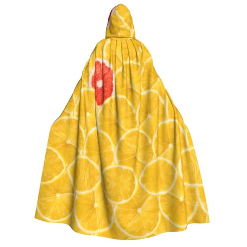 Fbghhty Sommer-Umhang mit Kapuze und Zitronenmuster, Mittelalter-Kostüm, für Erwachsene, Herren, Damen, Karneval, Partys, Cosplay Fbghhty Sommer-Umhang mit Kapuze und Zitronenmuster, Mittelalter-Kostüm, für Erwachsene, Herren, Damen, Karneval, Partys, Cosplay von Fbghhty