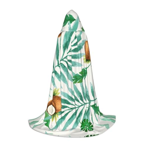 Fbghhty Sommerumhang mit Kokosnussbaum-Druck, Unisex, Kapuzenumhang, Halloween, Cosplay, Karneval, bequemer Umhang für Teenager-Partys Fbghhty Sommerumhang mit Kokosnussbaum-Druck, Unisex, Kapuzenumhang, Halloween, Cosplay, Karneval, bequemer Umhang für Teenager-Partys von Fbghhty