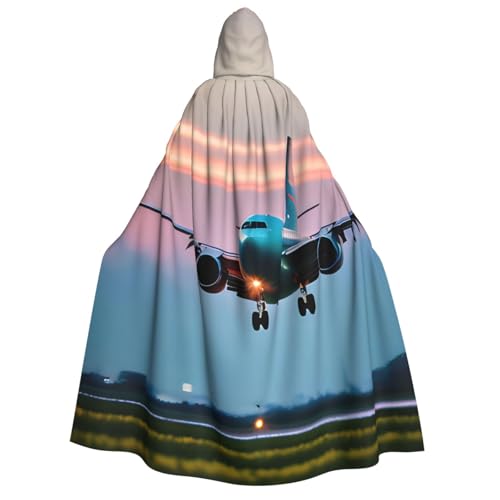 Fbghhty Umhang mit Kapuze im Flugzeug im Abendlicht, mittelalterliches Halloween-Kostüm, Erwachsene, Herren, Damen, Karneval, Partys, Cosplay Fbghhty Umhang mit Kapuze im Flugzeug im Abendlicht, mittelalterliches Halloween-Kostüm, Erwachsene, Herren, Damen, Karneval, Partys, Cosplay von Fbghhty