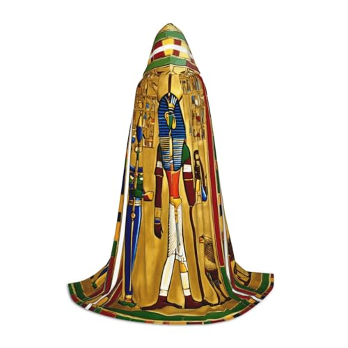 Fbghhty Umhang mit Kapuze im antiken Ägypten, Unisex, für Halloween, Cosplay, Karneval, bequemer Umhang für Teenager-Partys Fbghhty Umhang mit Kapuze im antiken Ägypten, Unisex, für Halloween, Cosplay, Karneval, bequemer Umhang für Teenager-Partys von Fbghhty
