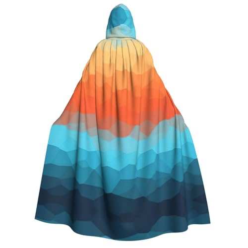 Fbghhty Umhang mit Kapuze und Farbverlauf, mittelalterliches Halloween-Kostüm, Erwachsene, Herren, Damen, Karneval, Partys, Cosplay Fbghhty Umhang mit Kapuze und Farbverlauf, mittelalterliches Halloween-Kostüm, Erwachsene, Herren, Damen, Karneval, Partys, Cosplay von Fbghhty