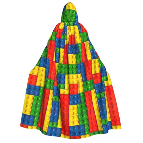 Fbghhty Umhang mit Kapuze und buntem Ziegeldruck, mittelalterliches Halloween-Kostüm, Erwachsene, Herren, Damen, Karneval, Partys, Cosplay Fbghhty Umhang mit Kapuze und buntem Ziegeldruck, mittelalterliches Halloween-Kostüm, Erwachsene, Herren, Damen, Karneval, Partys, Cosplay von Fbghhty