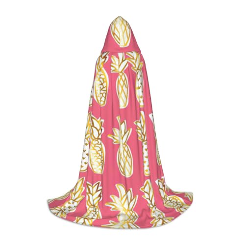 Fbghhty Unisex-Kapuzenumhang mit Ananas-Druck, Halloween, Cosplay, Karneval, bequemer Umhang für Teenager-Partys Fbghhty Unisex-Kapuzenumhang mit Ananas-Druck, Halloween, Cosplay, Karneval, bequemer Umhang für Teenager-Partys von Fbghhty