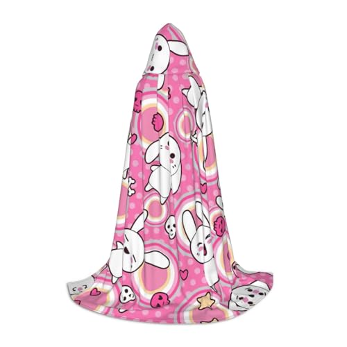 Fbghhty Unisex-Kapuzenumhang mit Cartoon-Tiermotiv, Halloween, Cosplay, Karneval, bequemer Umhang für Teenager-Partys Fbghhty Unisex-Kapuzenumhang mit Cartoon-Tiermotiv, Halloween, Cosplay, Karneval, bequemer Umhang für Teenager-Partys von Fbghhty