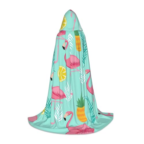 Fbghhty Unisex Kapuzenumhang mit Flamingo-Druck, Halloween, Cosplay, Karneval, bequemer Umhang für Teenager-Partys Fbghhty Unisex Kapuzenumhang mit Flamingo-Druck, Halloween, Cosplay, Karneval, bequemer Umhang für Teenager-Partys von Fbghhty