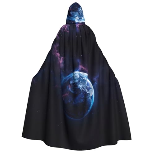 Fbghhty Universe Planet Print Hooded Cloak Mittelalter Halloween Kostüm Erwachsene Männer Frauen Karneval Partys Cosplay Fbghhty Universe Planet Print Hooded Cloak Mittelalter Halloween Kostüm Erwachsene Männer Frauen Karneval Partys Cosplay von Fbghhty