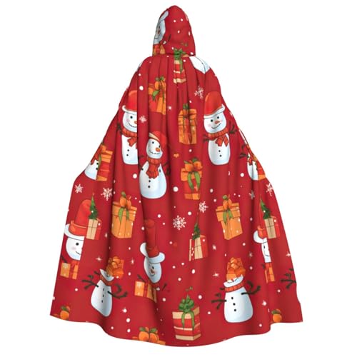 Fbghhty Weihnachtsgeschenk, Schneemann-Druck, Kapuzenumhang, mittelalterliches Halloween-Kostüm, Erwachsene, Herren, Damen, Karneval, Partys, Cosplay Fbghhty Weihnachtsgeschenk, Schneemann-Druck, Kapuzenumhang, mittelalterliches Halloween-Kostüm, Erwachsene, Herren, Damen, Karneval, Partys, Cosplay von Fbghhty