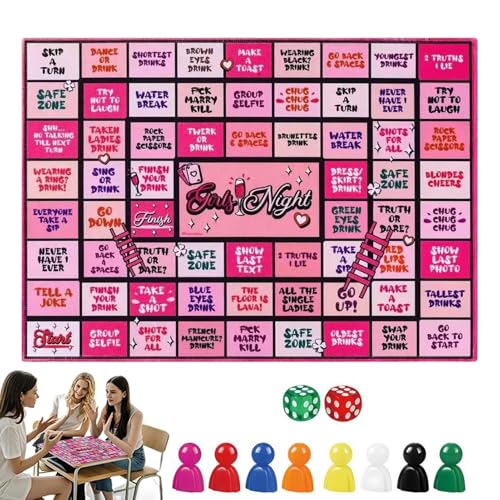 Adult Drinking Game, Interactive Dice Toy, Fun Party Activity, Compact Game Set, Ideal for Date Night, Wedding, Graduation, Family, Beach Events, Indoor and Outdoor, 14.96x11.02x0.08 inches Adult Drinking Game, Interactive Dice Toy, Fun Party Activity, Compact Game Set, Ideal for Date Night, Wedding, Graduation, Family, Beach Events, Indoor and Outdoor, 14.96x11.02x0.08 inches von Fbinys
