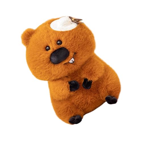 Cotton Doll Toys, Soft Plush Cartoon Pillow, Comfortable Exquisite Plush Dolls, Easy to Carry and Cute Toy for Men, Women, Children, Family and Friends, 200g, Brown Cotton Doll Toys, Soft Plush Cartoon Pillow, Comfortable Exquisite Plush Dolls, Easy to Carry and Cute Toy for Men, Women, Children, Family and Friends, 200g, Brown von Fbinys