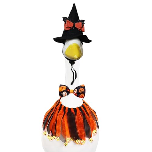 Fbinys Gänsestatue Bekleidung, Gänsestatue Kostüm Halloween, Passend Für 58cm Skulpturen Orange Hut Fliege Rock Set Outdoor Deko Feiertagsfest Fbinys Gänsestatue Bekleidung, Gänsestatue Kostüm Halloween, Passend Für 58cm Skulpturen Orange Hut Fliege Rock Set Outdoor Deko Feiertagsfest von Fbinys