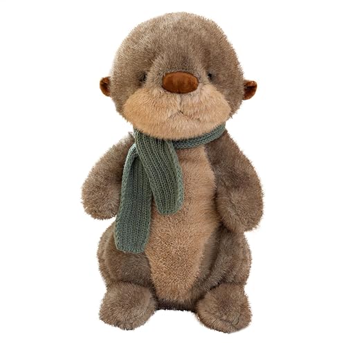Fbinys Stuffed Animals Plush, Soft Cartoon Cuddle Hugging Pillow, Skin-Friendly Adorable Plush Toy with Scarf, for Kids, Teens, Adults 10.24 Inches von Fbinys