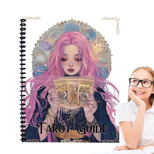 Fbinys Tarot-Leitfaden für Anfänger, Tarot-Deck-Planer 2025, informativer Lernleitfaden (evtl. nicht in deutscher Sprache), reflektieren Sie spirituelle Einblicke und dokumentieren Sie intuitive von Fbinys