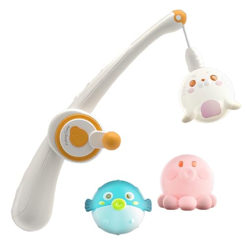Fishing Games Kids, Toddler Water Toys, Glowing Magnetic Set, Floating Fish with Rods, Color Learning Activity, Fun Educational Game for Bath Time and Pool Play Fishing Games Kids, Toddler Water Toys, Glowing Magnetic Set, Floating Fish with Rods, Color Learning Activity, Fun Educational Game for Bath Time and Pool Play von Fbinys