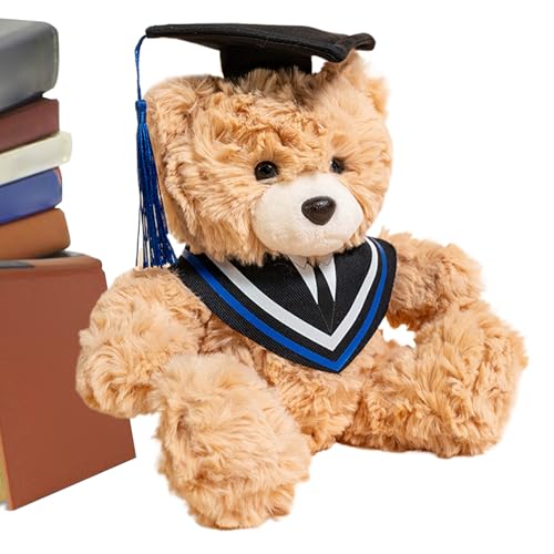 Graduation Bear, Huggable Plush Doll, Stuffed Animal Cap, Soft Commemorative Decoration, Celebration Gift for High School, College, Friends Keepsake, 9.84x7.87x5.91 inches Graduation Bear, Huggable Plush Doll, Stuffed Animal Cap, Soft Commemorative Decoration, Celebration Gift for High School, College, Friends Keepsake, 9.84x7.87x5.91 inches von Fbinys