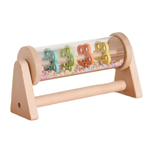 Rain Stick Baby Toy, Toddler Musical Instrument, Educational Sound Sensory Toy for Nursery, Kindergarten, Home, and Outdoor Play, 7.09x2.17x3.54 inches, Multicolor von Fbinys