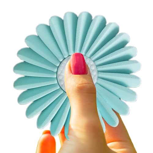 Sensory Fidget Toys, Flower-Shaped Hand Spinners, Multicolored Stress Relief Toy, Easter Egg Filler, Ideal for Kids, Teens, Friends, and Family Fun, Light Blue & White Sensory Fidget Toys, Flower-Shaped Hand Spinners, Multicolored Stress Relief Toy, Easter Egg Filler, Ideal for Kids, Teens, Friends, and Family Fun, Light Blue & White von Fbinys