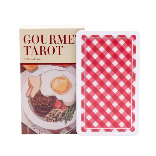 Tarot Cards - 80 Karten -Orakelkarten Für Die Wahrsagung, Spirituelle Anleitung Mit Tragbarer Funktion, Glücksspielspiel Für Anfänger Von Erwachsenen, Robustes Papier, Geschenkboxverpackung, 4.02x2,36 von Fbinys