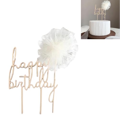 2 Stück weiße Seide alles Gute zum Geburtstag Kuchen Topper, Geburtstagskuchen Topper, Happy Birthday, personalisierte Kuchen Topper für Jungen und Mädchen 2 Stück weiße Seide alles Gute zum Geburtstag Kuchen Topper, Geburtstagskuchen Topper, Happy Birthday, personalisierte Kuchen Topper für Jungen und Mädchen von Fc'Noqgn