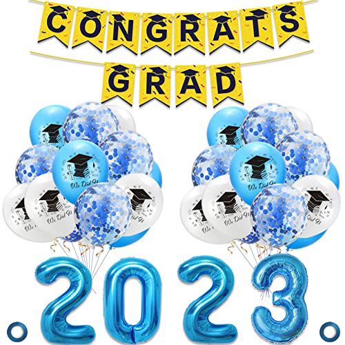 2023 Graduierung Ballon Hängen Set Party Hintergrund Dekoration Für Festival Urlaub Geburtstag Party Graduierung Ballon 2023 von Fcnjsao