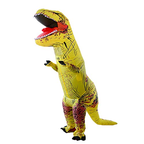 Aufblasbares Halloween-Kostüm für Erwachsene, Tyrannosaurus, ausgefallener Dinosaurier, aufblasbarer Anzug, Cosplay, Festival, Party, Performance, Overall, Weihnachtskostüme für Erwachsene, von Fcnjsao