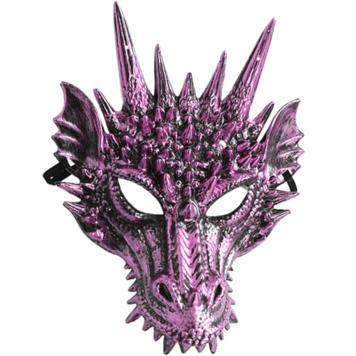 Drachen Halloween Cosplay Kostüm Drachenkopf für Jungen Mädchen Halloween Festival Party Cosplay Requisiten von Fcnjsao