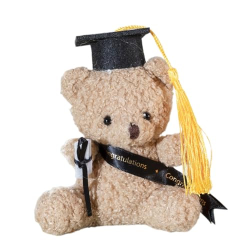 Fcnjsao Ausgestopftes Bärenspielzeug Für Die Abschlussfeier Der Universität. Süßer Bär. Abschlussbär. Ausgestopfter Bär. Junggesellenparty Souvenir von Fcnjsao