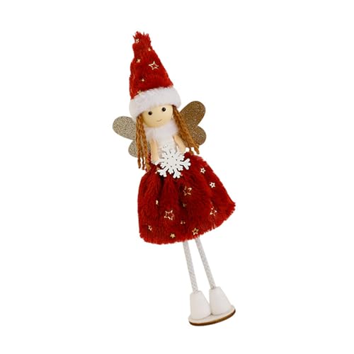 Fcnjsao Cartoon Stehend Langbein Angelic Girl Plüschpuppen Stehen Figur Spielzeug Für Home Office Tabletop Decore Ornament Geschenk von Fcnjsao