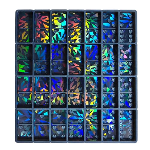 Fcnjsao Dominoes Spiel Ornament Silikonform Licht Und Schattenform Harz Guss Anheize Formschimmelholzschimmel Für Handwerk von Fcnjsao