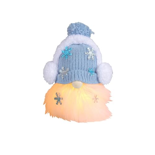 Fcnjsao Einzigartige leuchtende Strickmütze, Spielzeug, Weihnachtsdekoration, Puppen, weiche Heim-Party-Dekoration mit Musik Fcnjsao Einzigartige leuchtende Strickmütze, Spielzeug, Weihnachtsdekoration, Puppen, weiche Heim-Party-Dekoration mit Musik von Fcnjsao