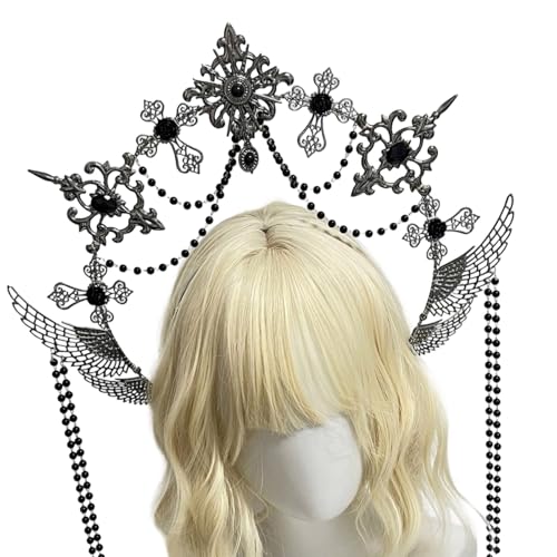 Fcnjsao Engel Heiligenschein Kronen Marys Göttinnen Stirnband Goldene Tiaras Lolitas Kronen Hochzeit Cosplay Halloween Kopfschmuck Kopfschmuck Halloween Kostüm Kopfschmuck Kopfschmuck Fcnjsao Engel Heiligenschein Kronen Marys Göttinnen Stirnband Goldene Tiaras Lolitas Kronen Hochzeit Cosplay Halloween Kopfschmuck Kopfschmuck Halloween Kostüm Kopfschmuck Kopfschmuck von Fcnjsao