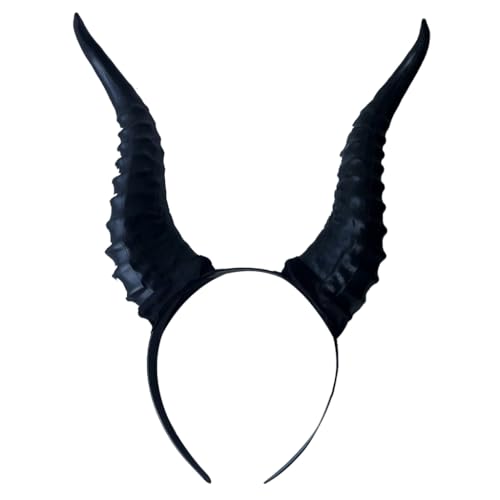 Fcnjsao Festliches Halloween Party Stirnband Mit Teufelshörnern Cosplay Kopfbedeckung Maskerade Requisiten Kostümzubehör von Fcnjsao