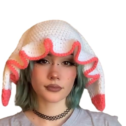 Fcnjsao Gestrickter Kaninchenhut Eimer Schädel Kopfbedeckung Kopfbedeckung Für Outdoors Kaninchen Ohren Halloween Übergroße Mützen Fcnjsao Gestrickter Kaninchenhut Eimer Schädel Kopfbedeckung Kopfbedeckung Für Outdoors Kaninchen Ohren Halloween Übergroße Mützen von Fcnjsao