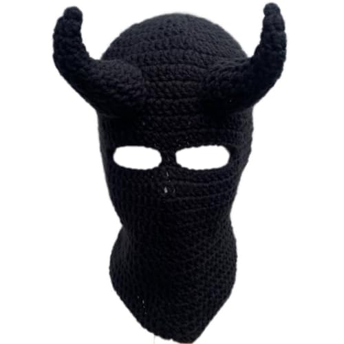 Fcnjsao Gestricktes Vollgesicht, Wintergesicht für Outdoor-Sport, Halloween, Neuheit Stricken Fcnjsao Gestricktes Vollgesicht, Wintergesicht für Outdoor-Sport, Halloween, Neuheit Stricken von Fcnjsao