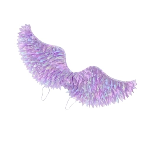 Fcnjsao Glitzernde Engelsflügel-Feen Schmetterlingsflügel Feen Halloween Prinzessin Verkleidungskostüme für Mädchen Cosplay Schmetterling von Fcnjsao