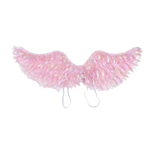 Fcnjsao Glitzernde Engelsflügel-Feen Schmetterlingsflügel Feen Halloween Prinzessin Verkleidungskostüme für Mädchen Cosplay Schmetterling von Fcnjsao