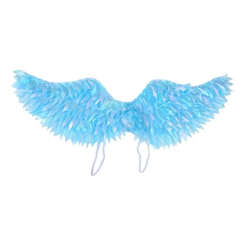 Fcnjsao Glitzernde Engelsflügel-Feen Schmetterlingsflügel Feen Halloween Prinzessin Verkleidungskostüme für Mädchen Cosplay Schmetterling von Fcnjsao
