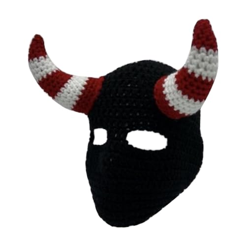 Fcnjsao Handgehäkelte Kapuzenmütze für Erwachsene, Unisex, Motto-Party, Neuheit, Teenager, Mädchen, Jungen, Winter, warm, winddicht Fcnjsao Handgehäkelte Kapuzenmütze für Erwachsene, Unisex, Motto-Party, Neuheit, Teenager, Mädchen, Jungen, Winter, warm, winddicht von Fcnjsao