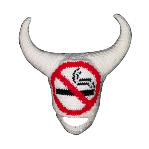 Fcnjsao Handgehäkelte Kapuzenmütze für Erwachsene, Unisex, Motto-Party, Neuheit, Teenager, Mädchen, Jungen, Winter, warm, winddicht von Fcnjsao