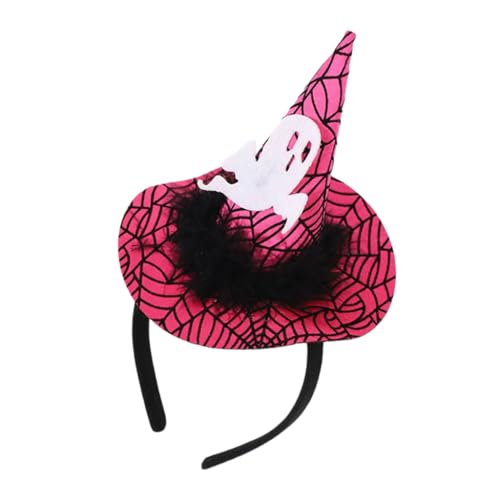 Fcnjsao Hexenhut Hairhoop Für Halloween Party Spinnennetze Zaubererkappen Stirnband Kostümzubehör Haarband Maskeraden Versorgung von Fcnjsao