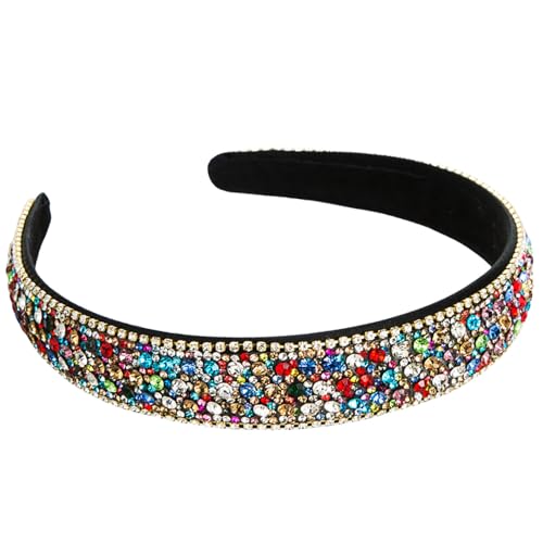 Fcnjsao Juwelisiertes Haarband Farbenfrohe Kopfbekleidung Stirnband Foto Requisiten Party Cosplay Kostüme Tanzpartyzubehör Fcnjsao Juwelisiertes Haarband Farbenfrohe Kopfbekleidung Stirnband Foto Requisiten Party Cosplay Kostüme Tanzpartyzubehör von Fcnjsao