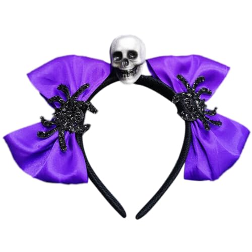 Fcnjsao Kopfbedeckung, verschmitztes Halloween-Totenkopf-Stirnband, handgefertigt, Schleifen, Haarreifen, Kostüm, Kopfbedeckung, Geburtstag, Cosplay, Kopfbedeckung, Kostüm Fcnjsao Kopfbedeckung, verschmitztes Halloween-Totenkopf-Stirnband, handgefertigt, Schleifen, Haarreifen, Kostüm, Kopfbedeckung, Geburtstag, Cosplay, Kopfbedeckung, Kostüm von Fcnjsao