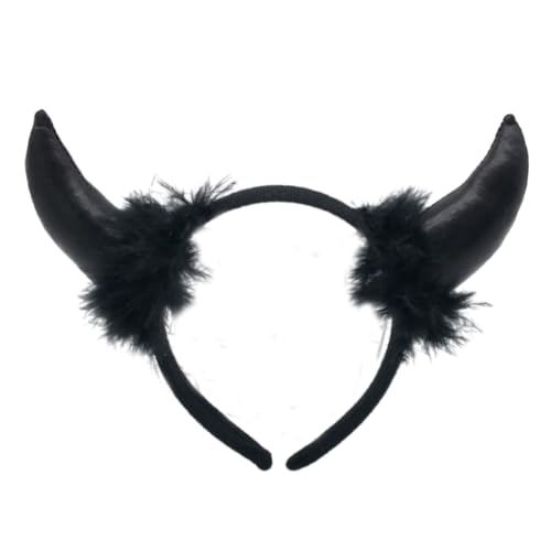 Fcnjsao Kopfbedeckung Horn Stirnband Teufelshörner Stirnband Halloween Hörner Stirnband Cosplay Verkleidung Foto Requisiten Haarschmuck Fcnjsao Kopfbedeckung Horn Stirnband Teufelshörner Stirnband Halloween Hörner Stirnband Cosplay Verkleidung Foto Requisiten Haarschmuck von Fcnjsao