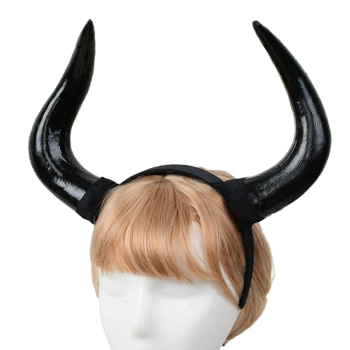 Fcnjsao Kopfbedeckung Horn Stirnband Tier Haarbänder Kostüm Hörner für Halloween Party Foto Requisiten Cosplay Kopfschmuck Fcnjsao Kopfbedeckung Horn Stirnband Tier Haarbänder Kostüm Hörner für Halloween Party Foto Requisiten Cosplay Kopfschmuck von Fcnjsao