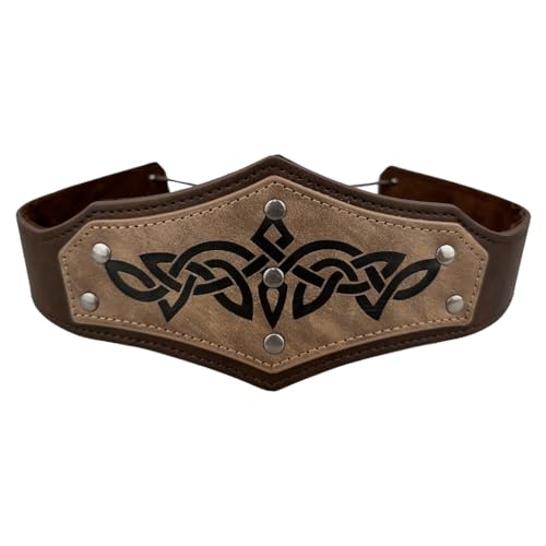 Fcnjsao LARP Stirnband Mittelalterliche Kopfbedeckung Für LARP Kostümpartys Und Modische Statements Halloween Cosplay von Fcnjsao
