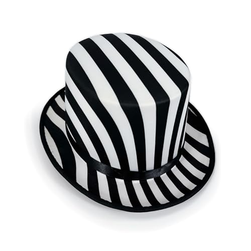 Fcnjsao Magierhut, atmungsaktiv, kurze Krempe, ideal für Cosplay-Kostüme, Erwachsene, magisches Show-Zubehör Fcnjsao Magierhut, atmungsaktiv, kurze Krempe, ideal für Cosplay-Kostüme, Erwachsene, magisches Show-Zubehör von Fcnjsao
